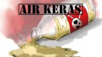 Wartawan di Bangka Disiram Air Keras oleh Pria Misterius Tanya Alamat