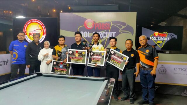 Juara POBSI Pool Circuit 2023 Seri VI 2023 Makassar. (Foto: Abdoellah Nicolha)
