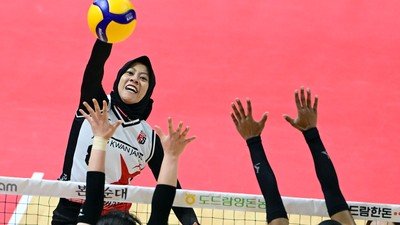 Megawati Hangestri Pertiwi cetak 23 poin lawan AI Peppers. (Dok. Korea Volleyball Federation KOVO)