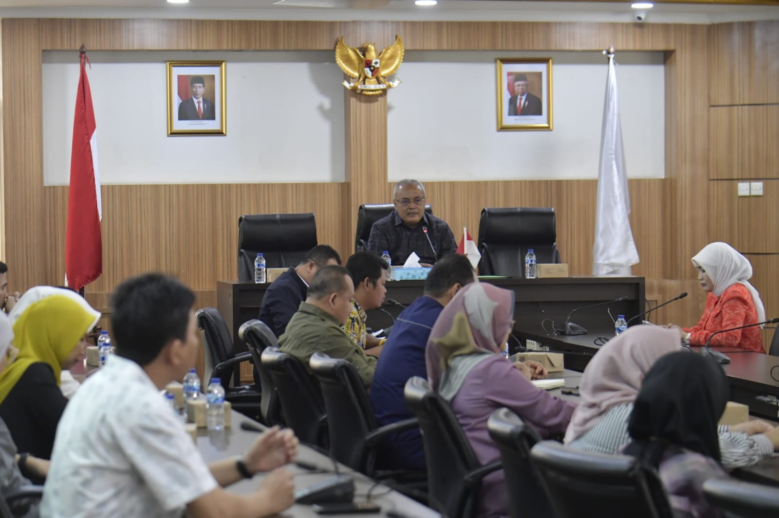 Peningkatan indeks keterbukaan informasi publik (KIP) menjadi perhatian serius Kementerian Pemuda dan Olahraga Republik Indonesia (RI). Karenanya di awal 2024 ini jajaran Kemenpora RI menggelar Rapat Pembentukan Struktur PPID dan SP4N LAPOR!, Selasa (23/1) pagi.(foto:herry/kemenpora.go.id)