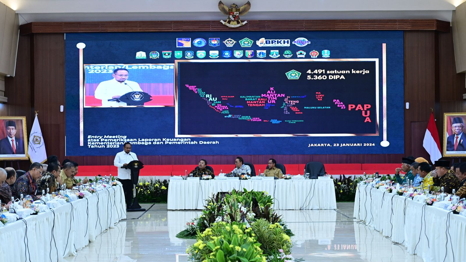 Menag beri Sambutan pada Entry Meeting BPK RI