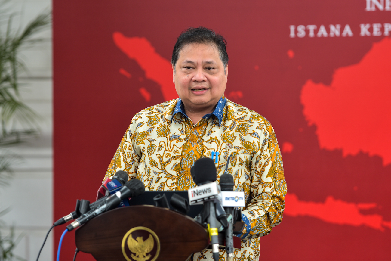 Menko Perekonomian Airlangga Hartarto (Foto: Humas Setkab/Teguh)
