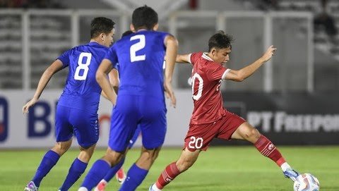 Timnas Indonesia U-20 kalah 2-3 dari Uzbekistan. (ANTARA FOTO/Hafidz Mubarak A)