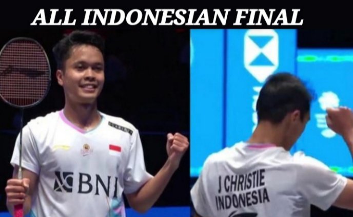 Antony S Ginting dan Jhonathan Christie Membuat sejarah dengan menciptakan All Indonesian Final Di ajang All England Open 2024