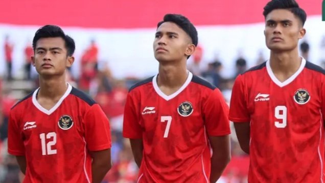 Pemain Timnas Indonesia U 23, Pratama Arhan, Marcelino, Ramadan Sananta. Foto Pssi