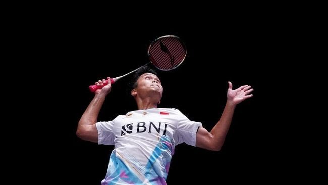 Anthony Sinisuka Ginting ke final All England 2024 usai kalahkan Christo Popov (PA Images via Getty Images/Bradley Collyer - PA Images)