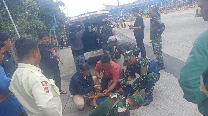 Prajurit TNI AL dari Lanal Lampung menggagalkan penyelundupan narkoba.