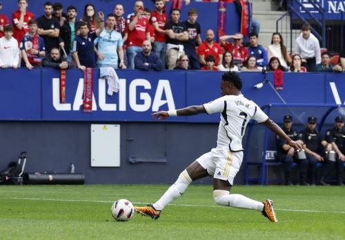 Vinicius Junior mencetak gol Pertama saat madrid mengalahkan Osasuna 4 -2