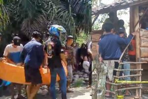 MAYAT : Bayu (30) warga Kelurahan Ulak Lebar, Kecamatan Lubuklinggau Barat II ditemukan tidak bernyawa di pondok milik tetangga, tidak jauh dari rumahnya, Sabtu (6/4/2024). Ist