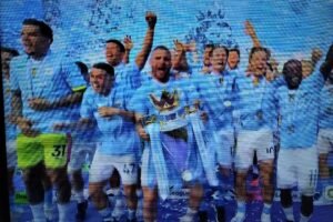 Manchester City Juara Liga Inggris 2023/2024. Foto Sc