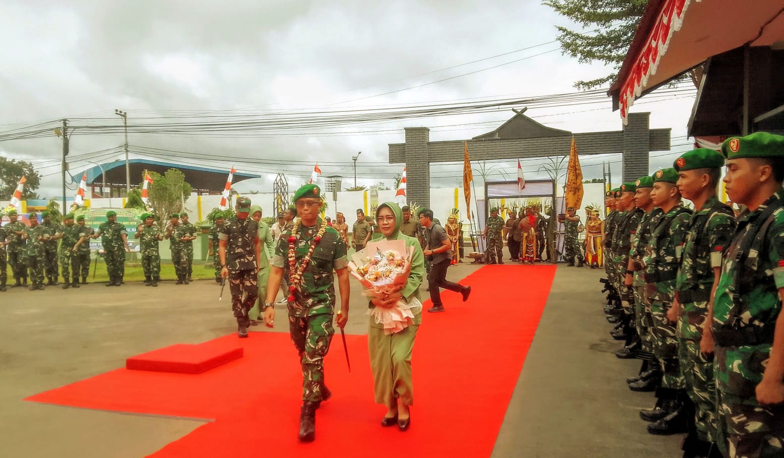 Potong Pantan Warnai Penyambutan Dandim Baru 1012/Buntok